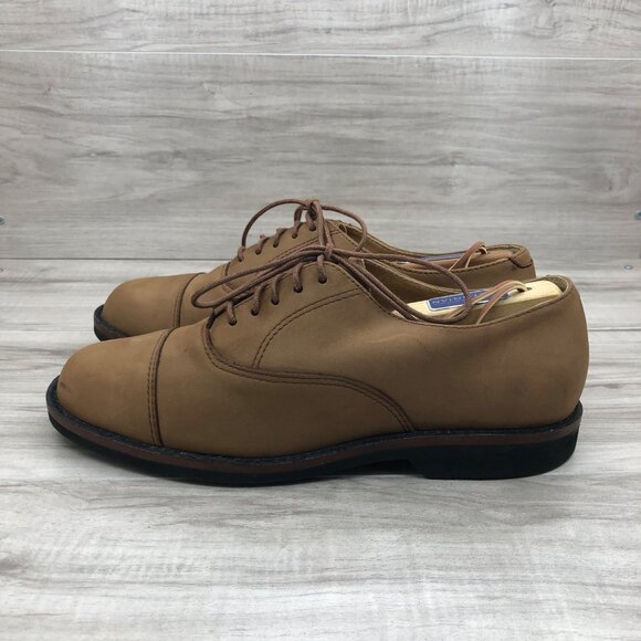 Hunt Club Shoes Mens 9M Brown Nubuck Leather Lace Up Oxfords main image 7